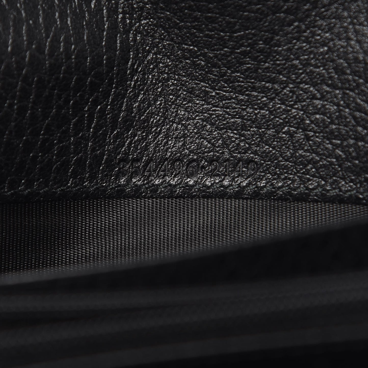 Dollar Calfskin Swing Continental Wallet Black