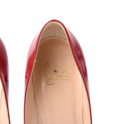 Christian Louboutin Patent Degrade Pigalle Follies 100 Pumps 38 Black Red 8 of 14