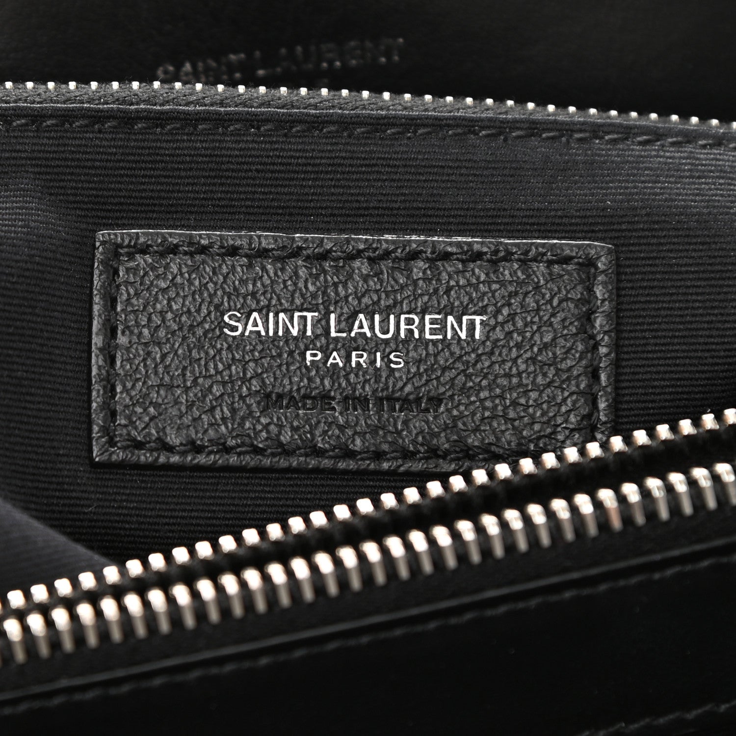 Saint Laurent Calfskin Y Quilted Monogram Large Loulou Chain Satchel Black 7 of 9