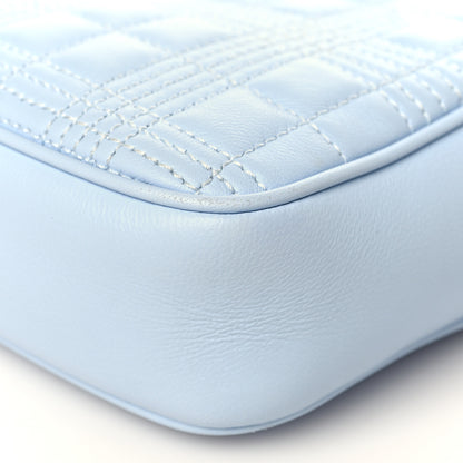 Burberry Lambskin Quilted Camera Bag Pale Blue 9 of 9