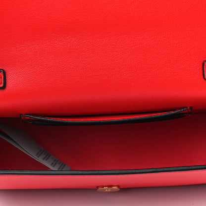 Versace Vitello Virtus Mini Chain Bag Eros Flame Red 4 of 4