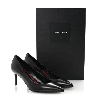 Saint Laurent Calfskin Anja 65 Pumps 35 Black 10 of 10
