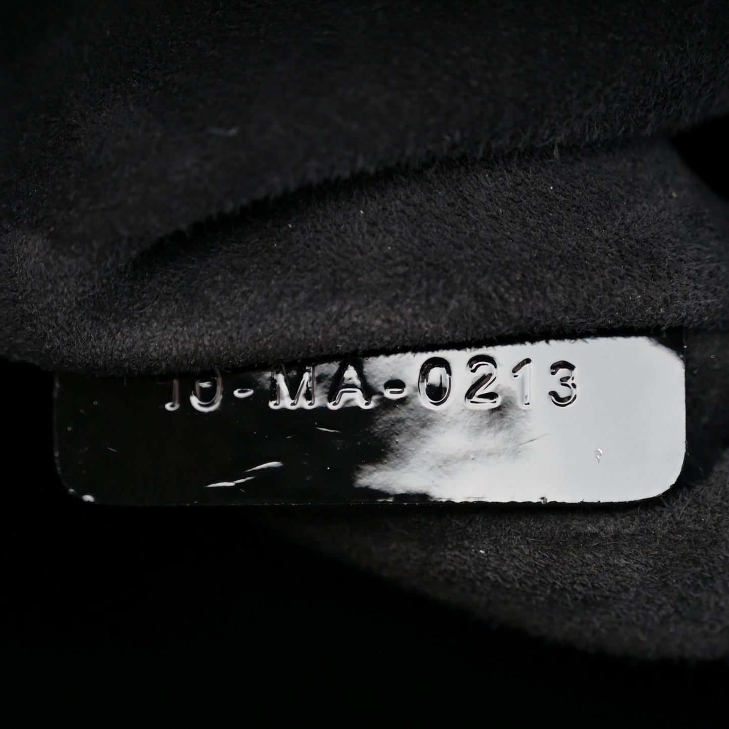 Patent Cannage Large Lady Dior Black