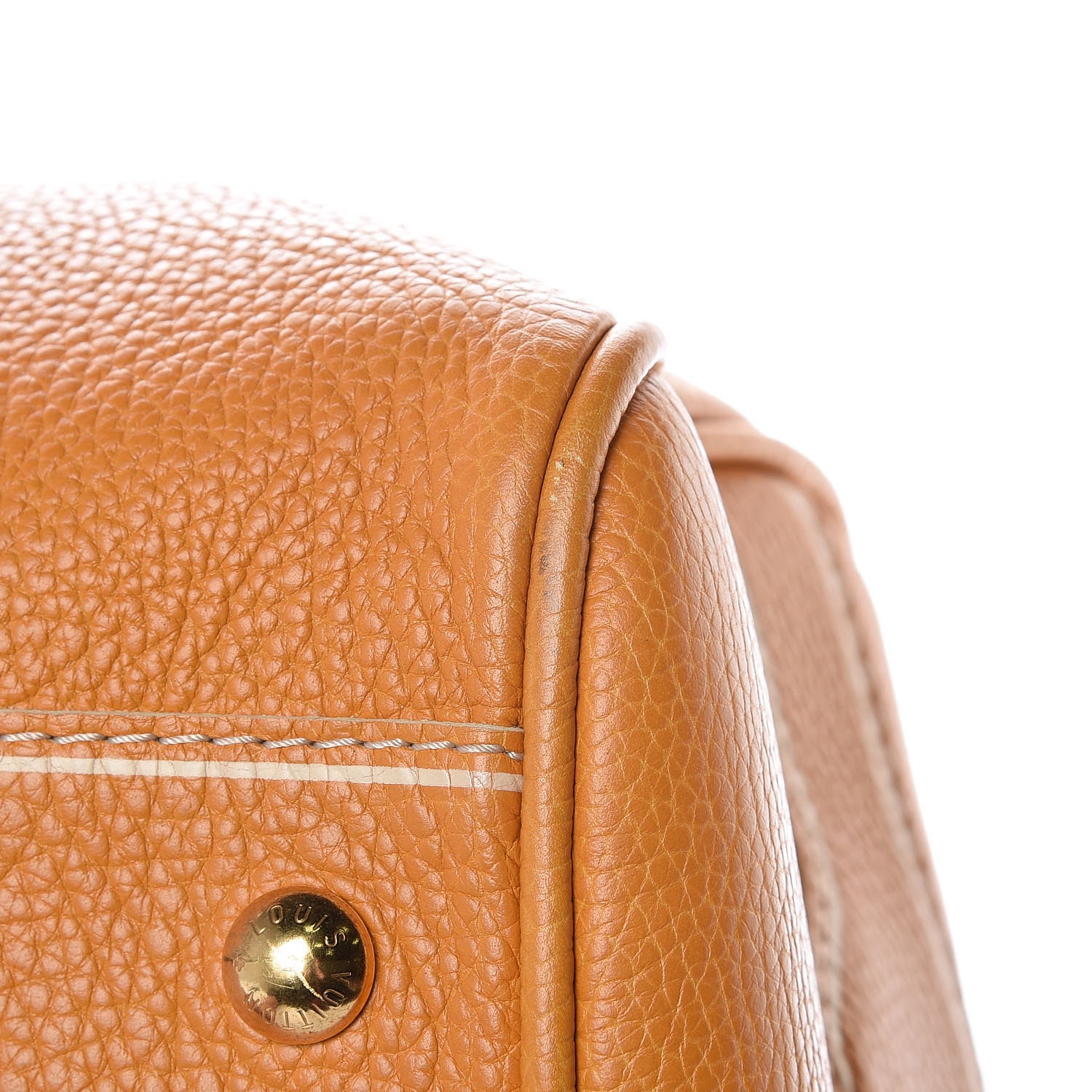 Louis Vuitton Tobago Calfskin Carryall Yellow 10 of 11