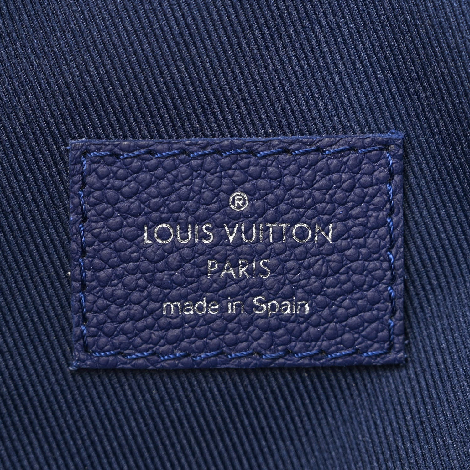 Louis Vuitton Cowhide Monogram Bandana Discovery Bumbag PM Blue 6 of 9