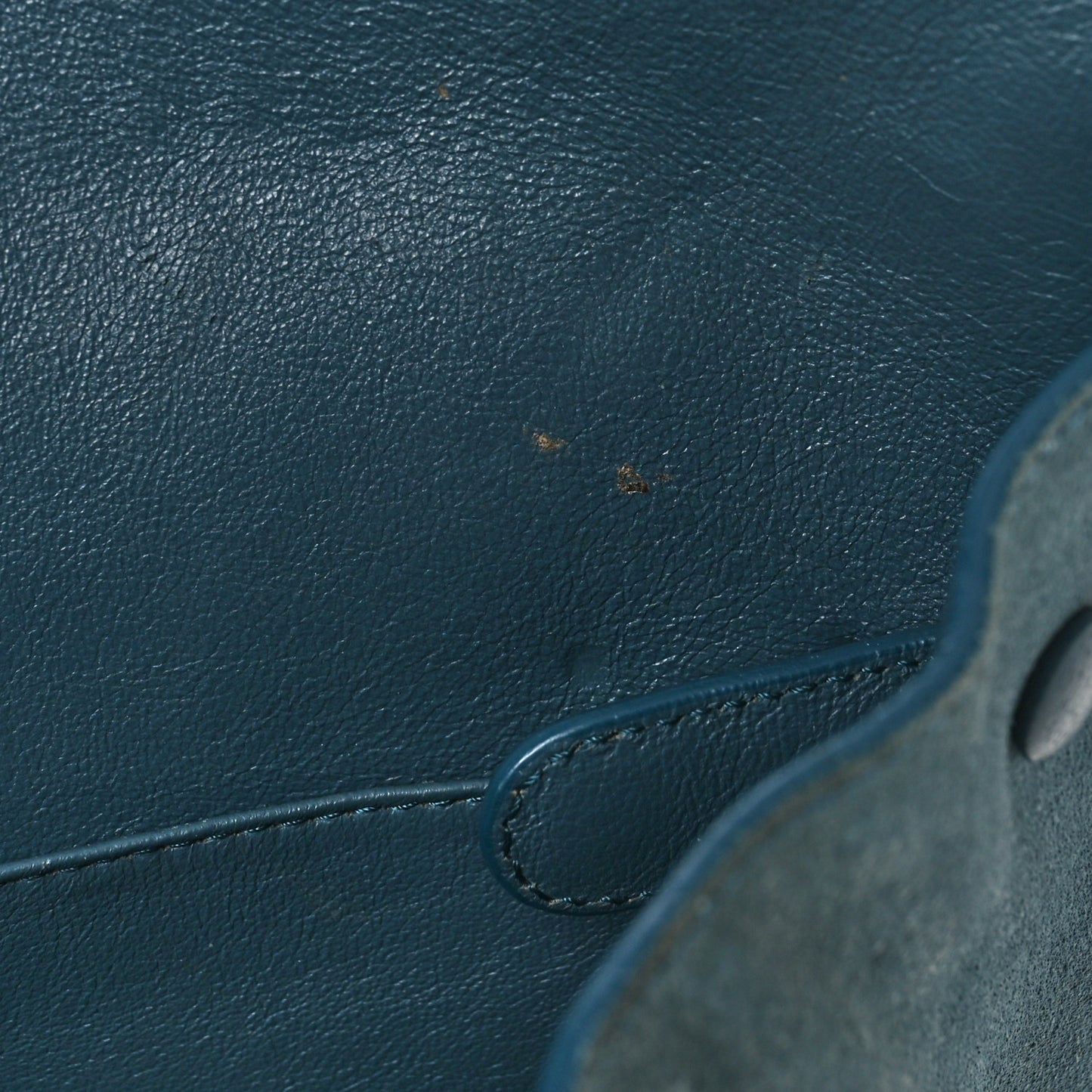Drummed Calfskin Suede Double Zip Trapeze Orage