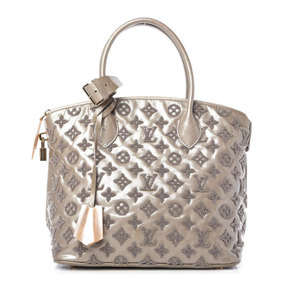 Louis Vuitton Patent Lambskin Fascination Lockit Gris 1 of 11