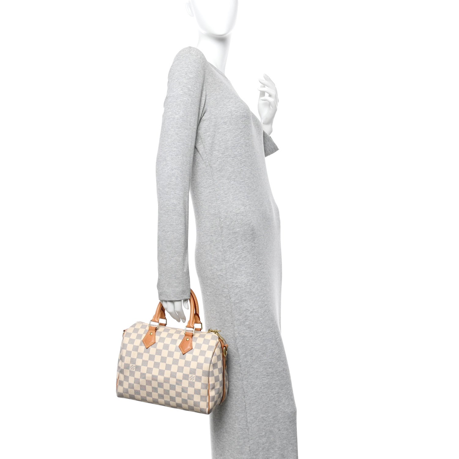 Louis Vuitton Damier Azur Speedy Bandouliere 25 3 of 19