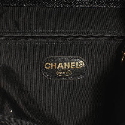 Chanel Caviar Tortoise CC Backpack Black 6 of 7