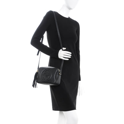 Gucci Pebbled Calfskin Small Soho Disco Bag Black 2 of 8