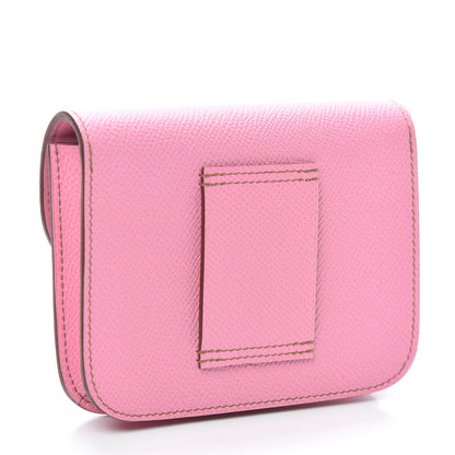 Hermes Epsom Constance Slim Wallet 5P Pink 4 of 7