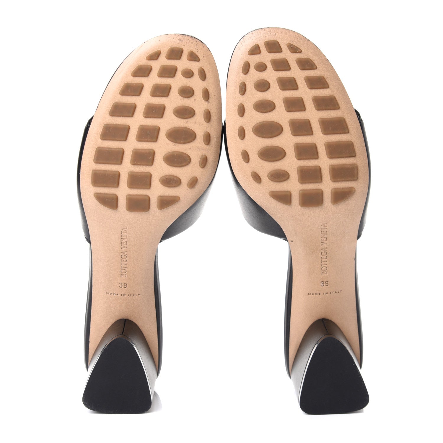 Bottega Veneta Calfskin Band Mule Sandals 39 Black 8 of 8