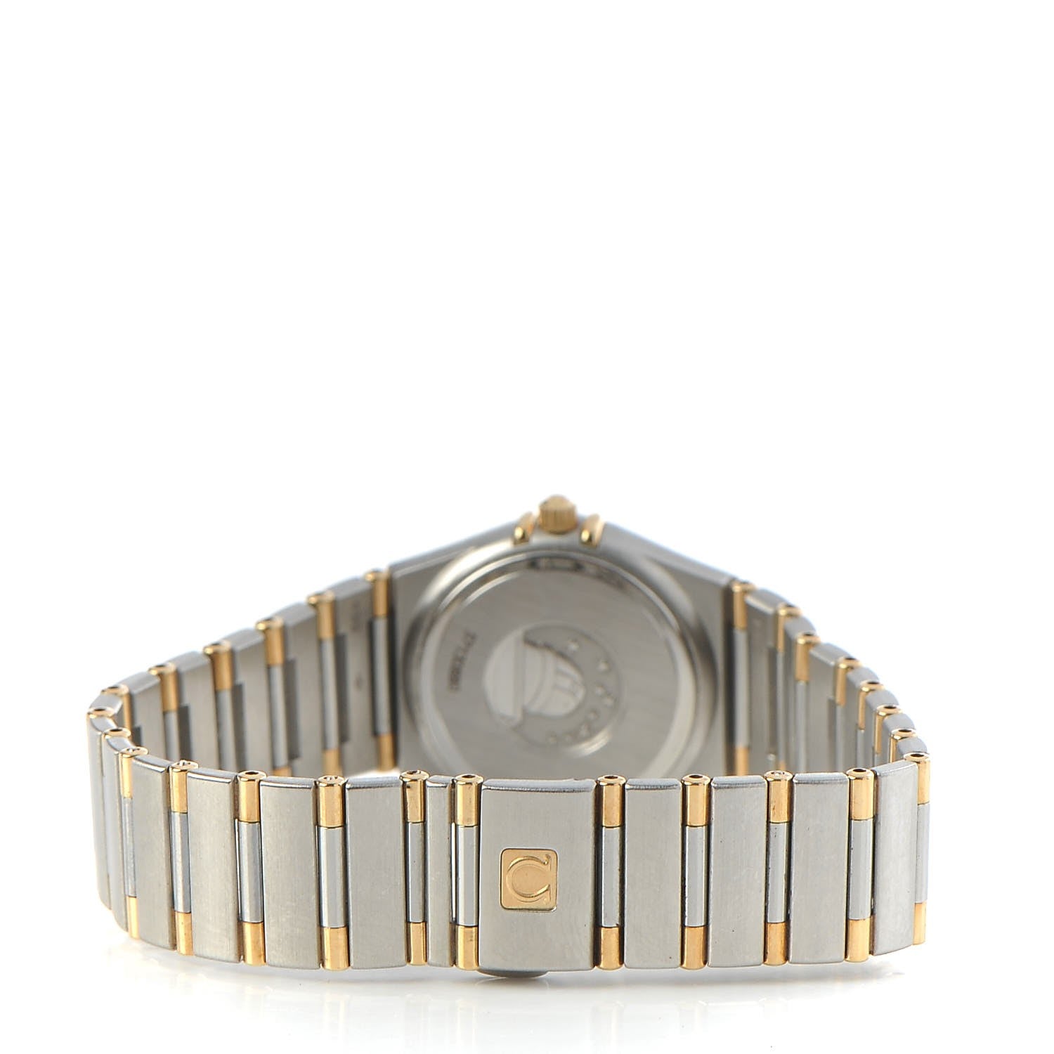 Omega Stainless Steel 18K Yellow Gold 25mm Constellation Quartz Watch White 1272.30 4 of 7