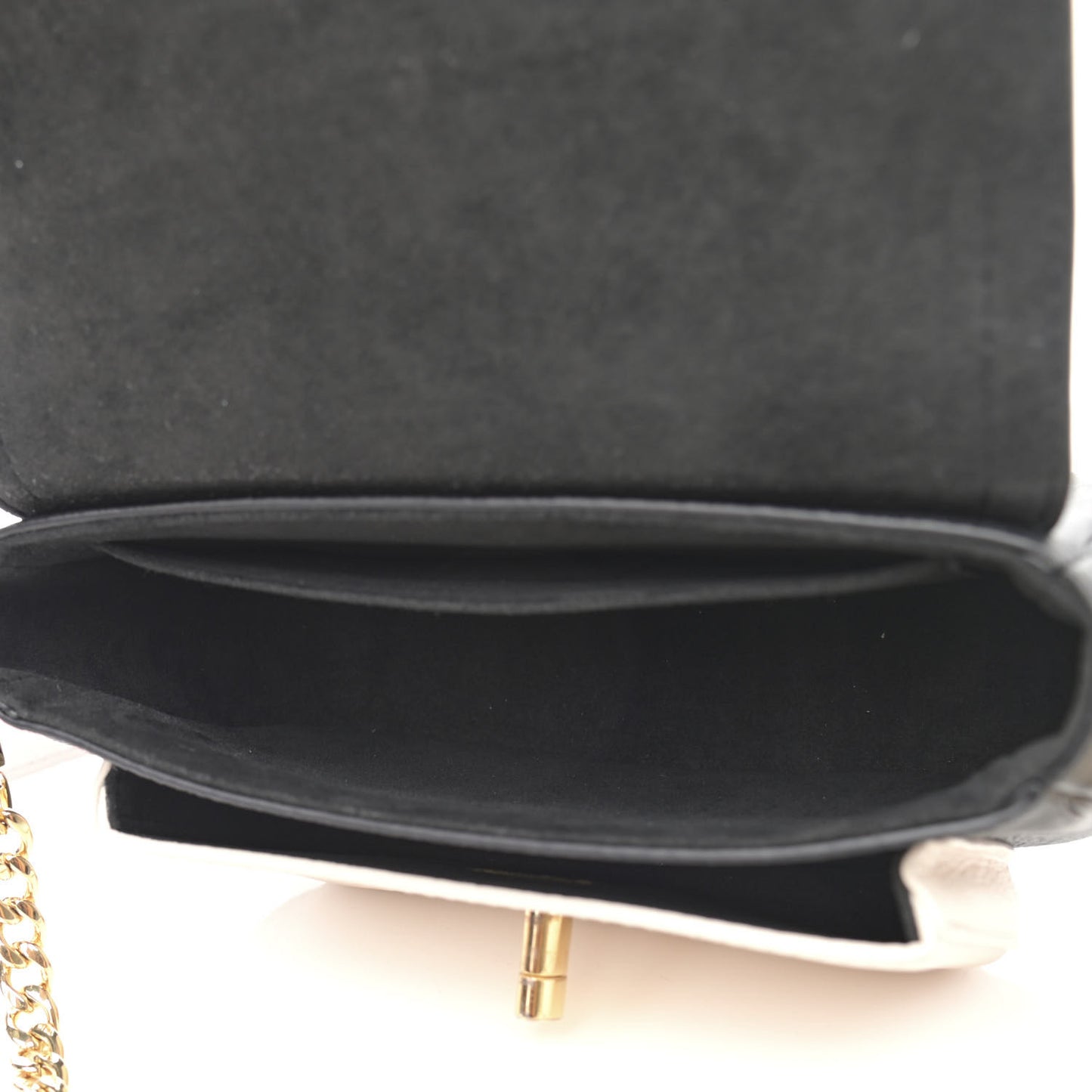 Grained Calfskin Lockme Tender Black