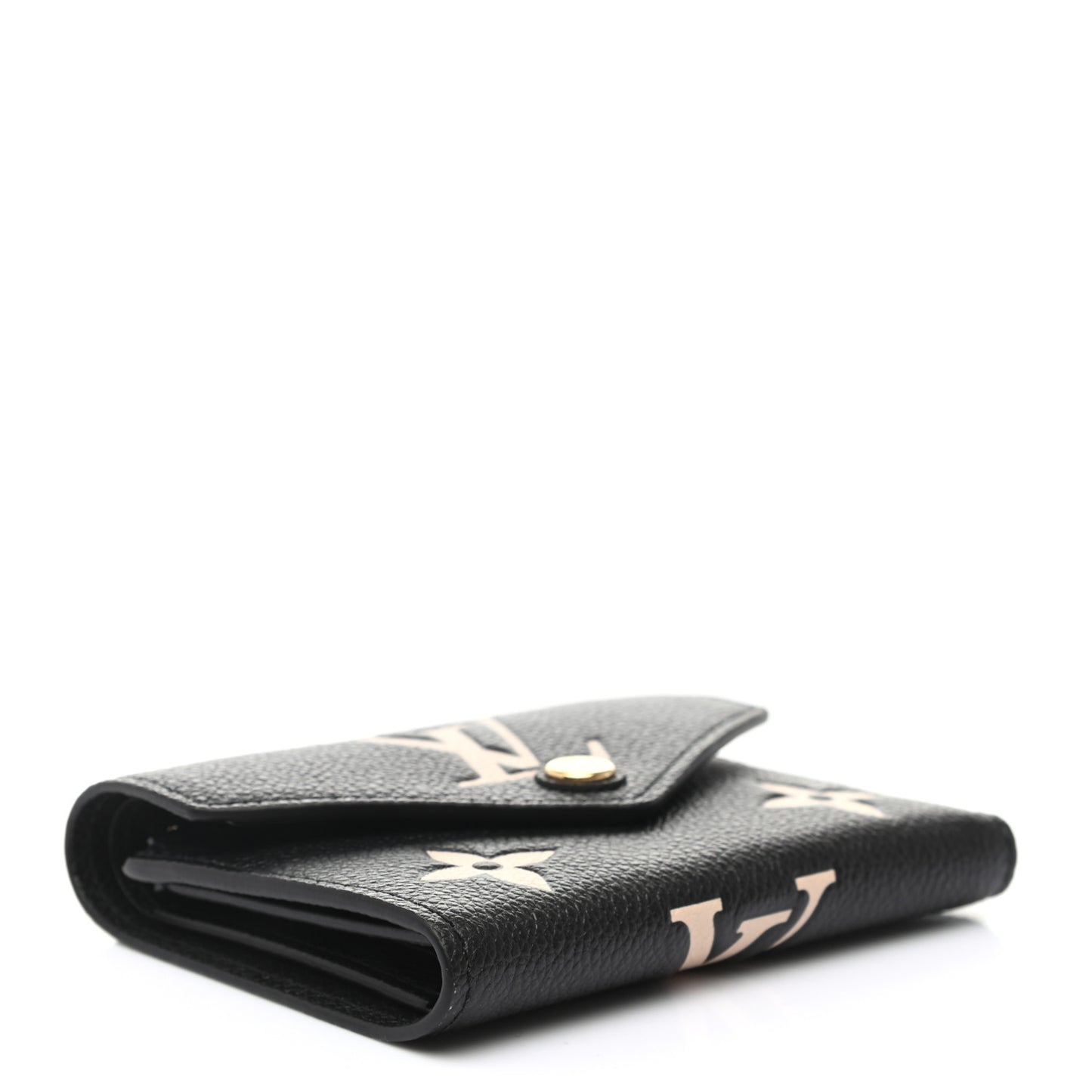 Empreinte Monogram Giant Victorine Wallet Black Beige