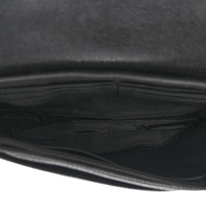 Chanel Caviar Half Moon Wallet On Chain WOC Black 5 of 11