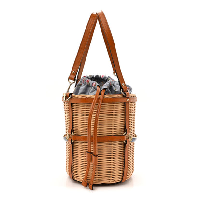 Gucci Wicker Bucket Bag Natural 1 of 10