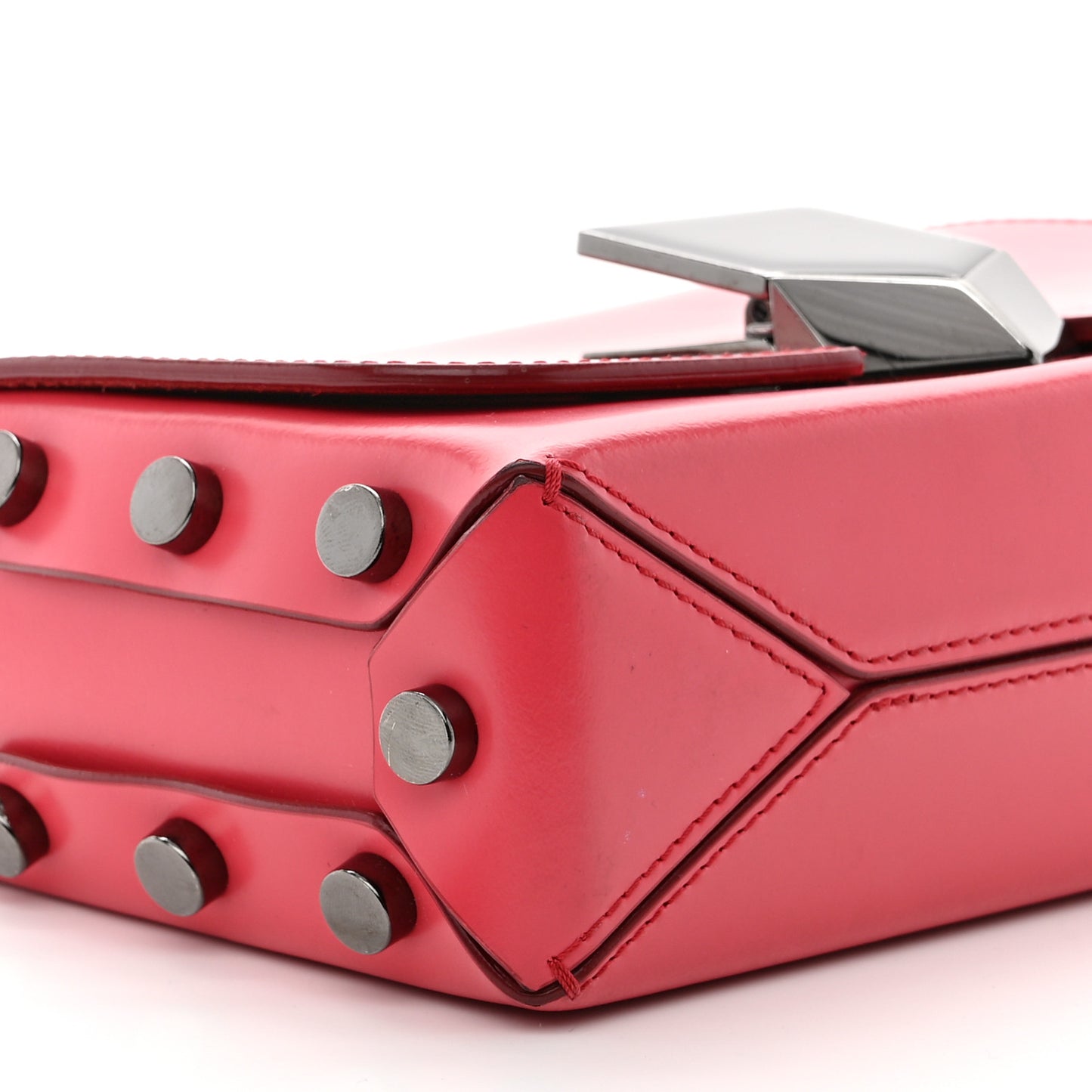 JIMMY CHOO Spazzolato Lockett Petite Shoulder Bag Dahlia