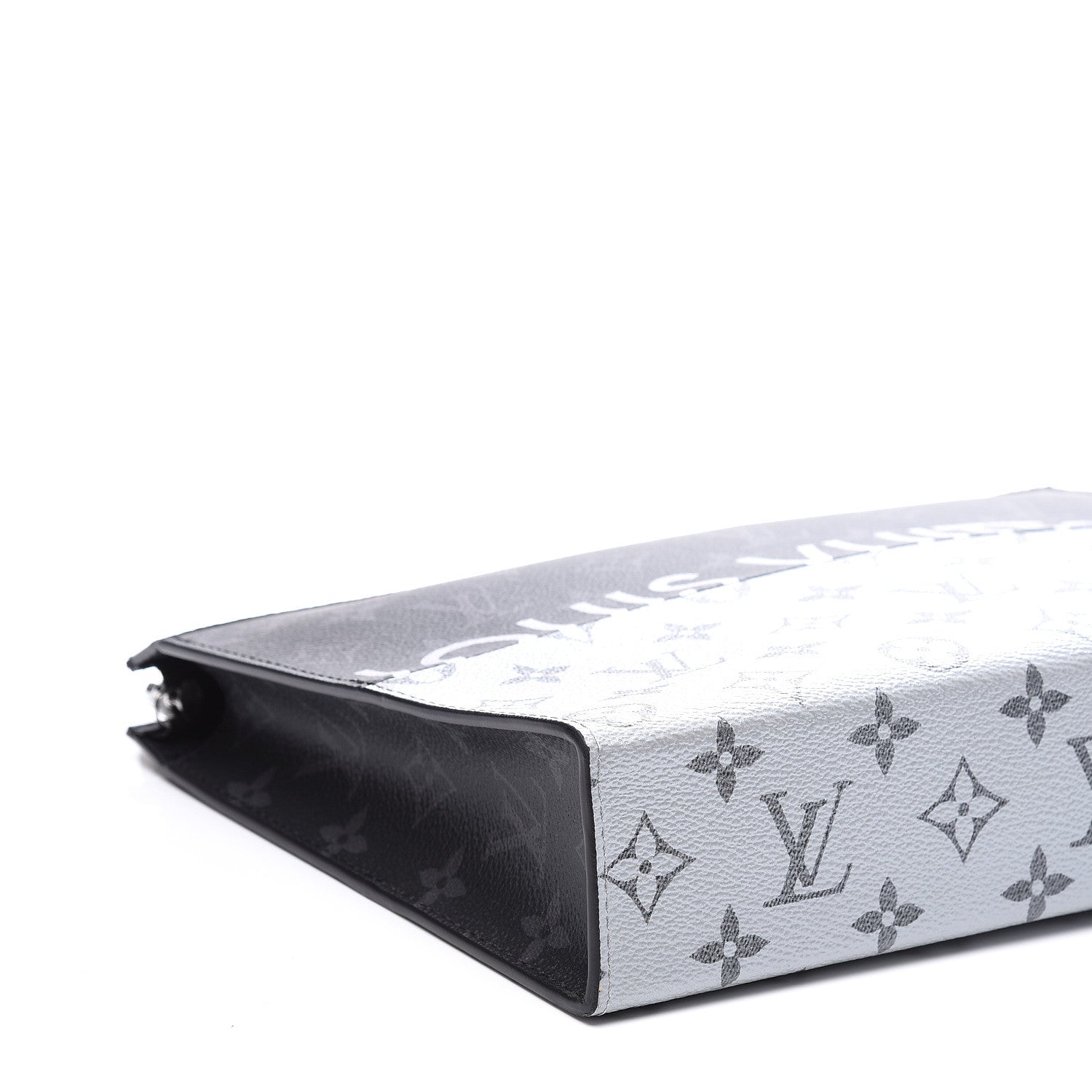 Louis Vuitton Monogram Eclipse Split Pochette Voyage MM 7 of 10
