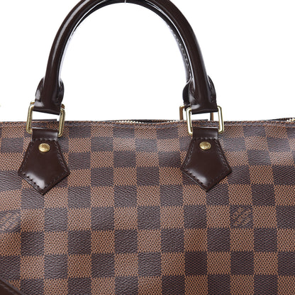 Louis Vuitton Damier Ebene Speedy Bandouliere 30 13 of 13