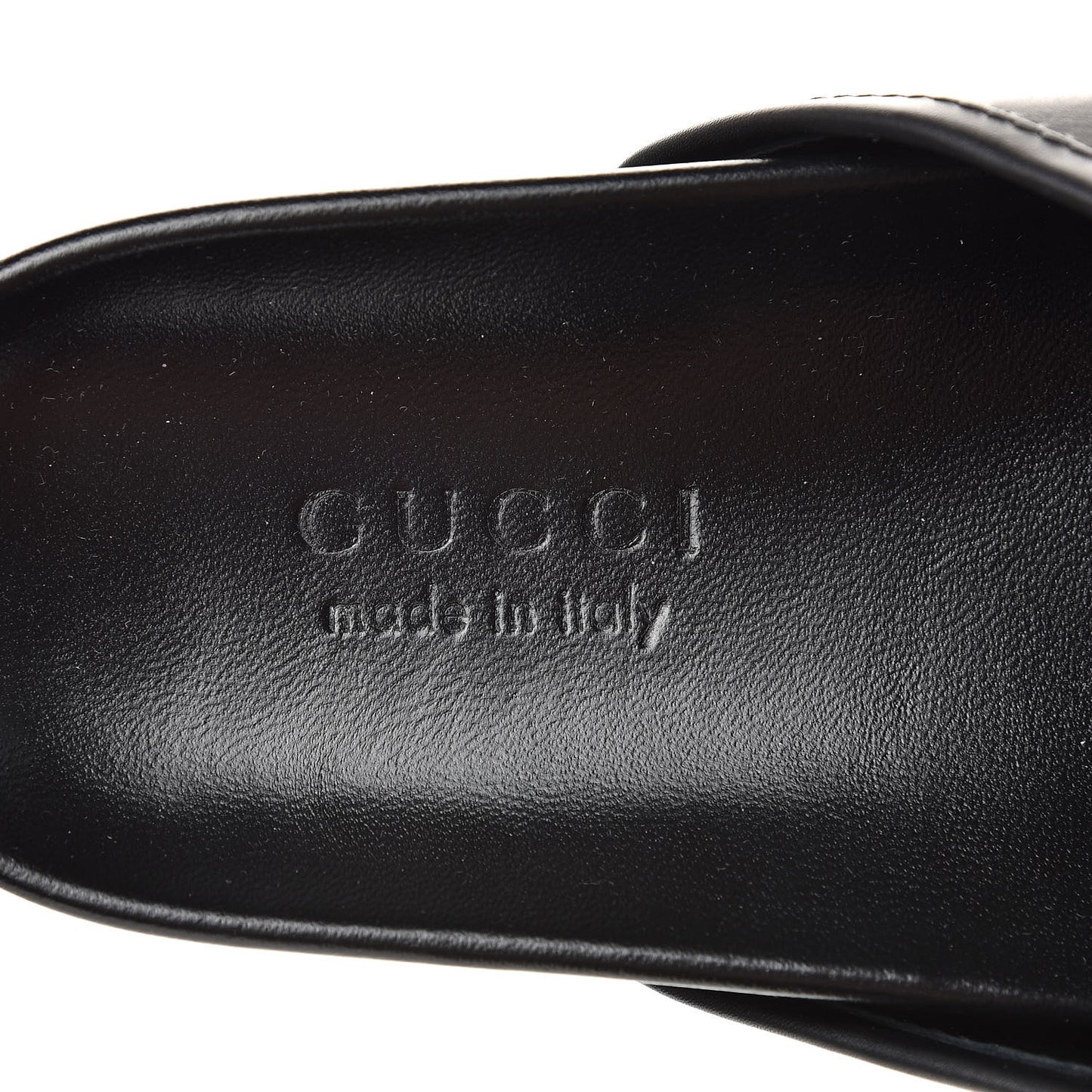 Calfskin Mens Horsebit River Slippers 11 Black