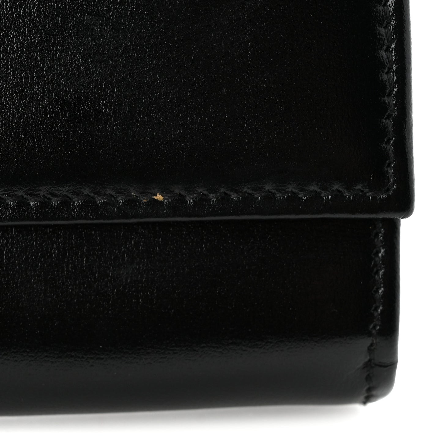 Calfskin Jackie 1961 Chain Wallet Black Black