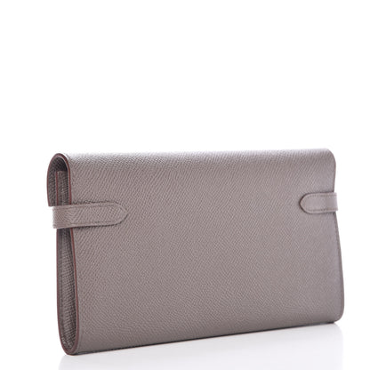 Hermes Epsom Kelly Longue Wallet Etain 3 of 8