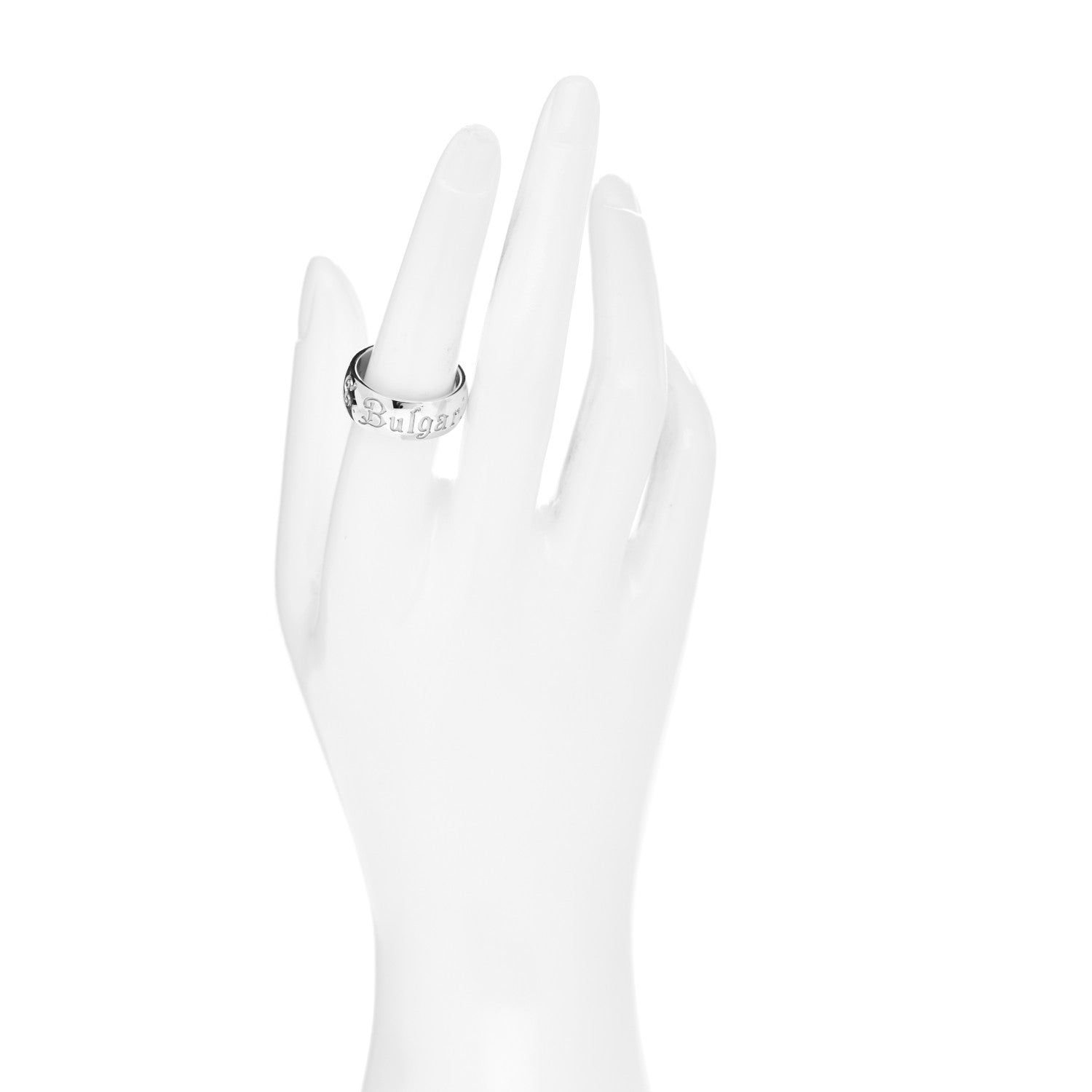 Bulgari Sterling Silver Save The Children Ring 57 8 2 of 4