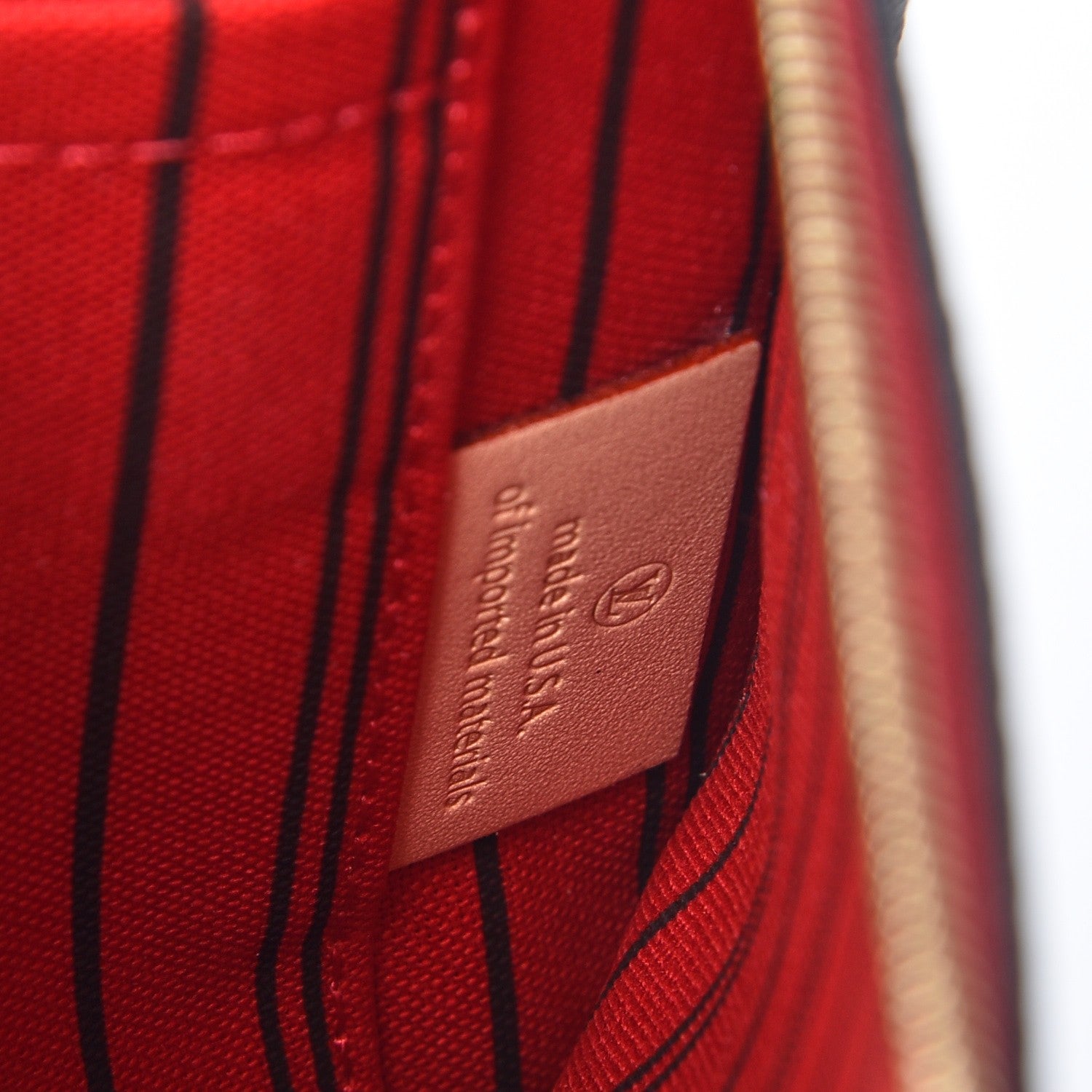 Louis Vuitton Monogram Neverfull MM GM Pochette Cherry 7 of 8
