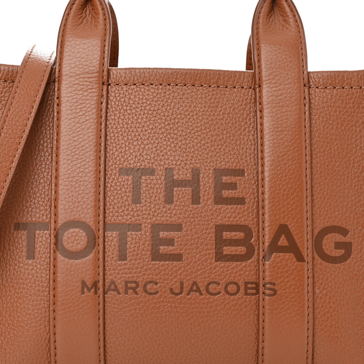 Grained Calfskin Small The Tote Bag Argan Oil