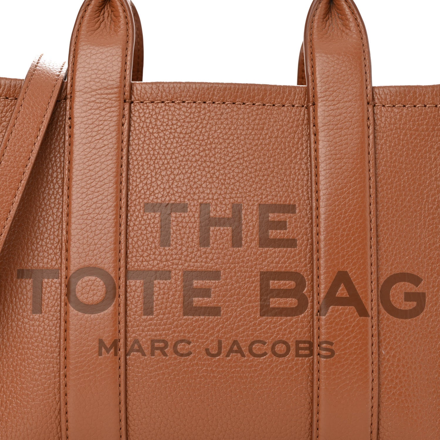 Marc Jacobs Grained Calfskin Small The Tote Bag Argan Oil 9 of 11