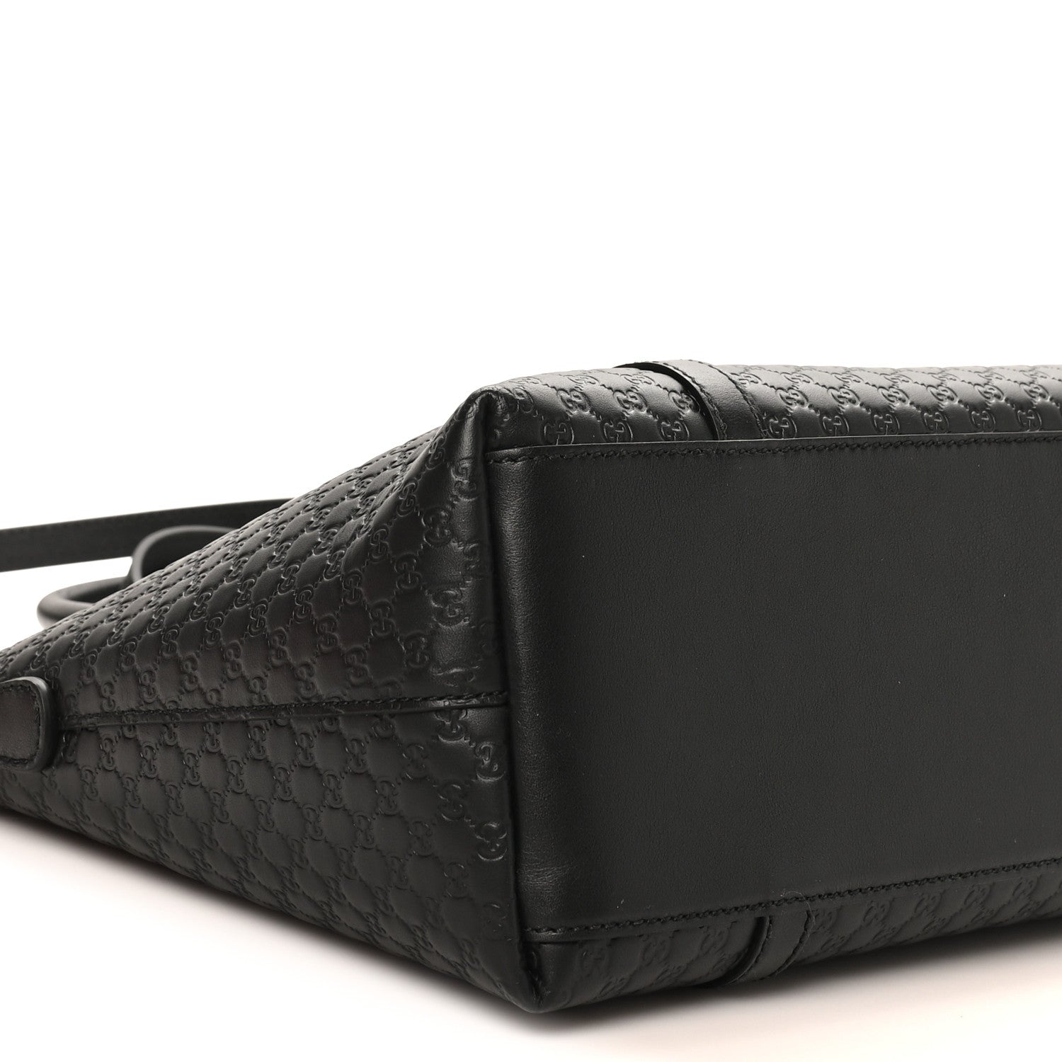 Gucci Soft Microguccissima Small Zippered Satchel Black 9 of 10