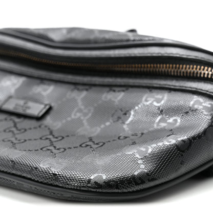 Gucci Imprime Monogram Belt Bag Black 10 of 10