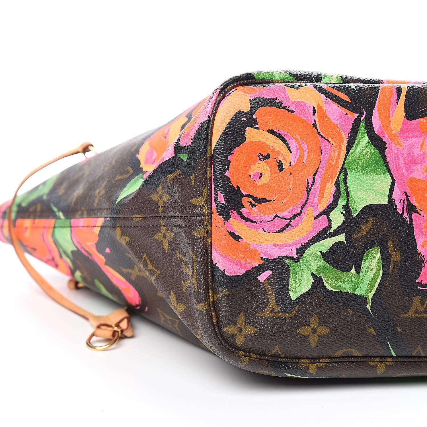 Louis Vuitton Monogram Roses Neverfull MM 8 of 13