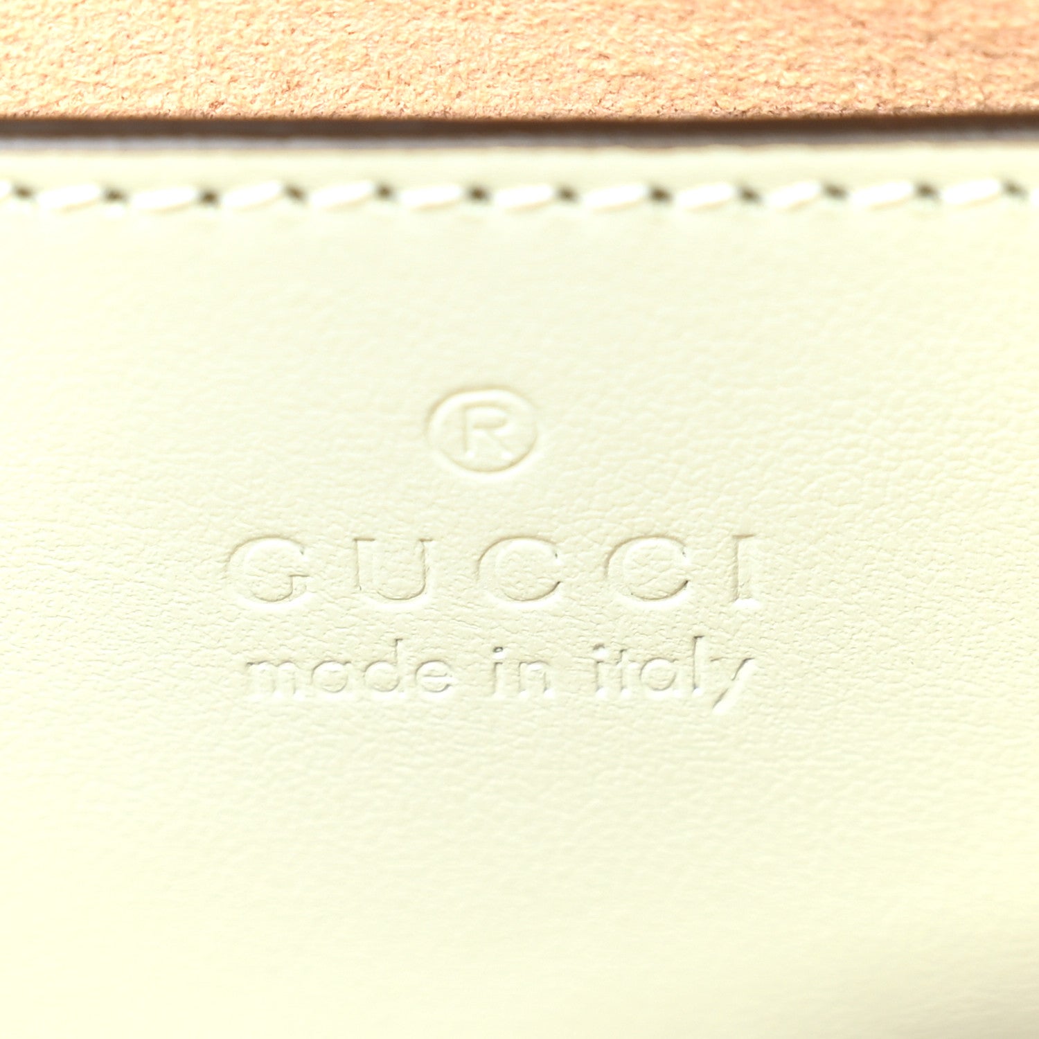Gucci Calfskin Matelasse Small GG Marmont Chain Shoulder Bag Salvy Green 6 of 10