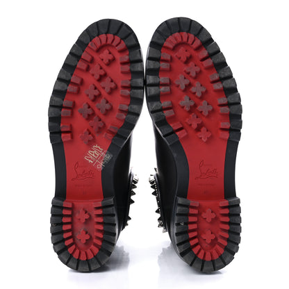 Christian Louboutin Nappa Spiked Capahutta Flat Chelsea Boots 37 Black 5 of 7
