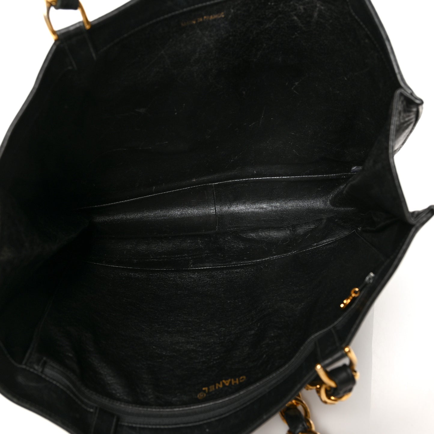 Lambskin Jumbo Shoulder Bag Black