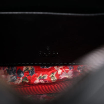 Gucci Calfskin Trapuntata Web Mini GG Shoulder Bag Black 6 of 11