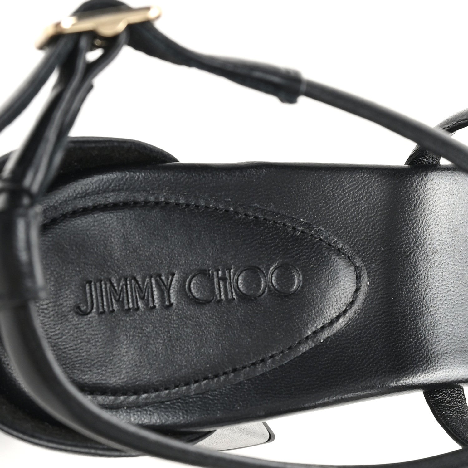 Jimmy Choo Nappa Rheea 65 Sandals 39 Black 8 of 11