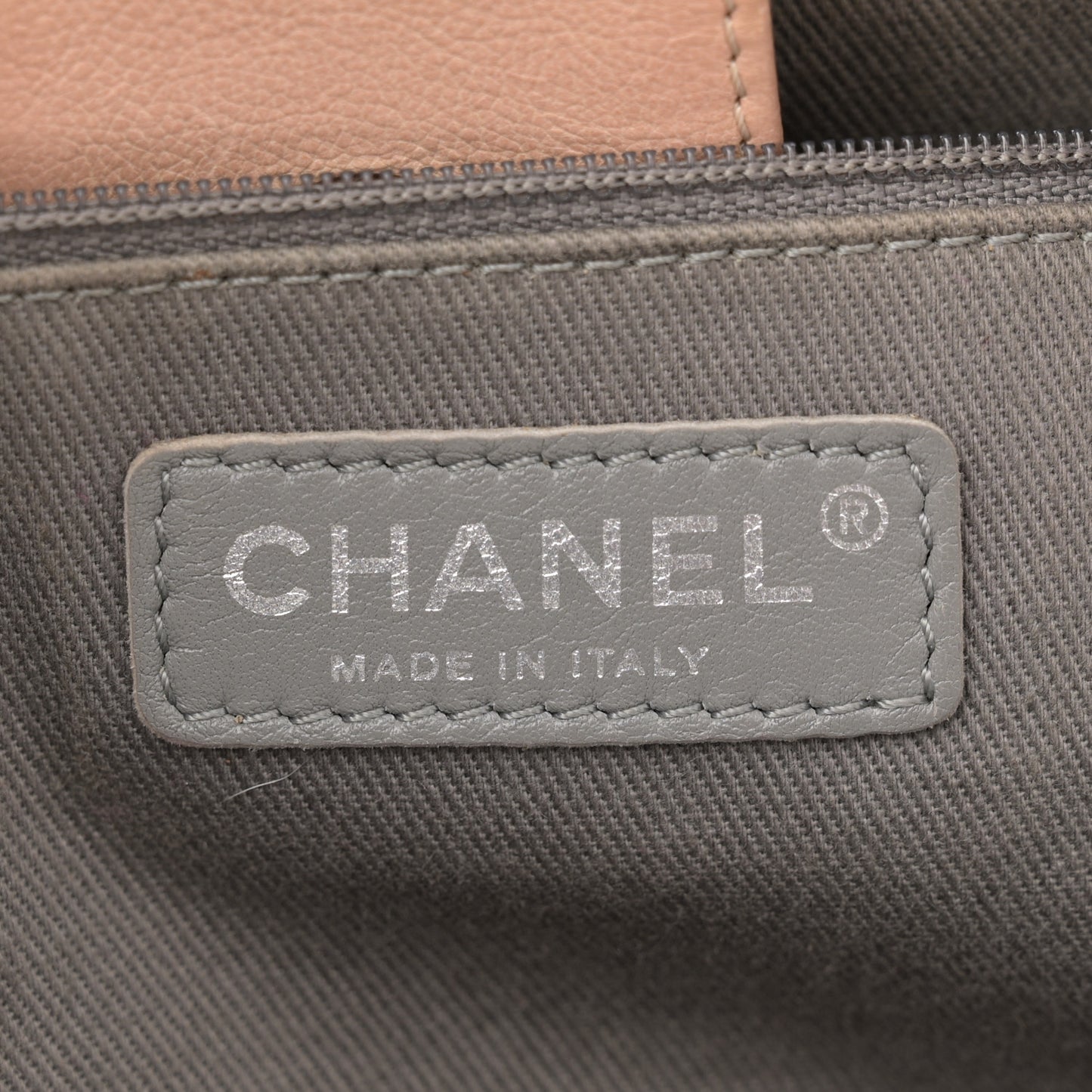 Calfskin Medium Stitch It Tote Beige