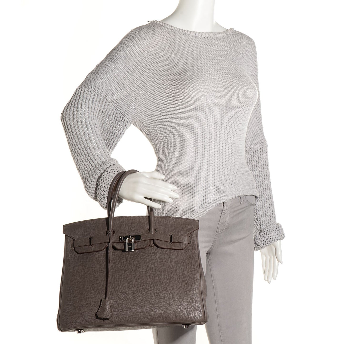 Togo Birkin 35 Etain