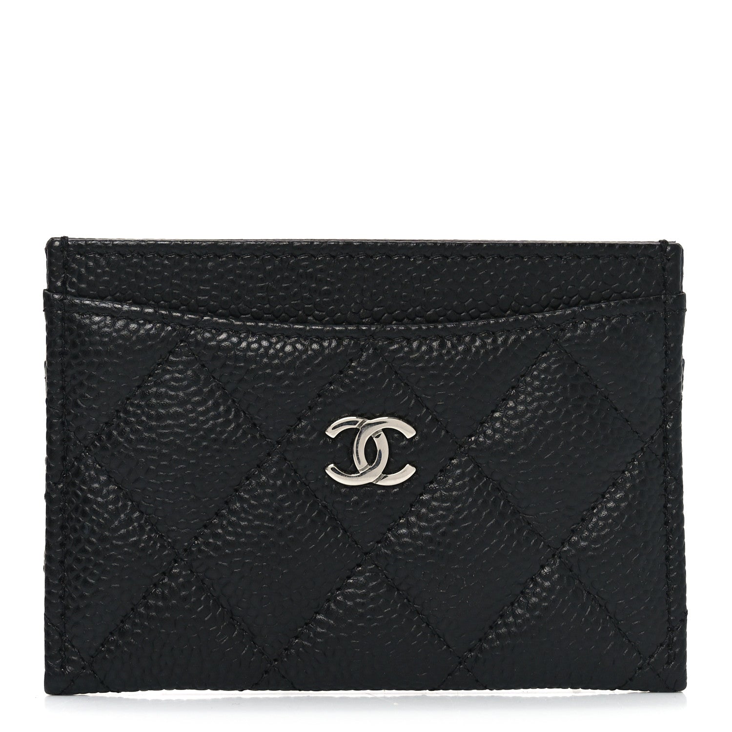 Chanel Caviar Quilted Card Holder Black 1 of 9