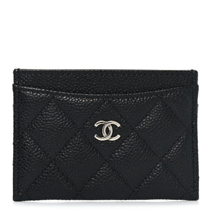 Chanel Caviar Quilted Card Holder Black 1 of 9