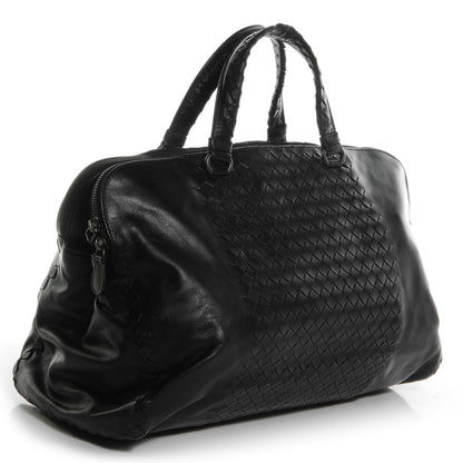 Bottega Veneta Leather Intrecciato Large Leggero Tote Nero Black 3 of 8