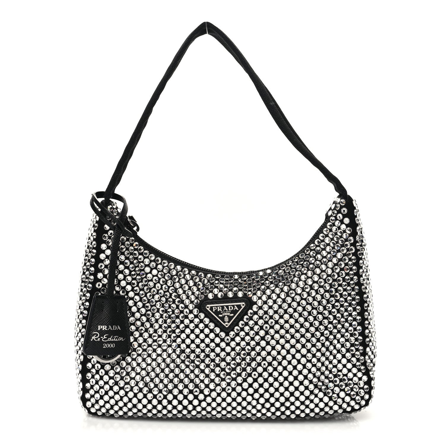 Prada Satin Crystal Mini Re-Edition 2000 Bag Cristal 1 of 9