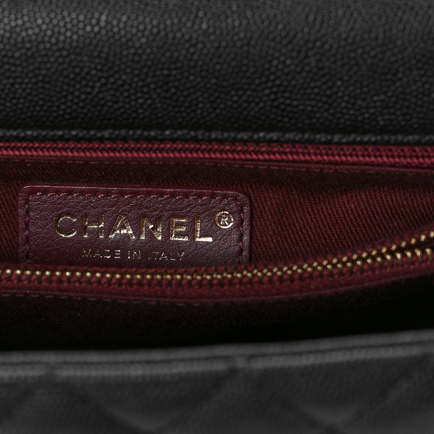 Chanel Caviar Quilted Small Coco Handle Flap Black 6 of 9