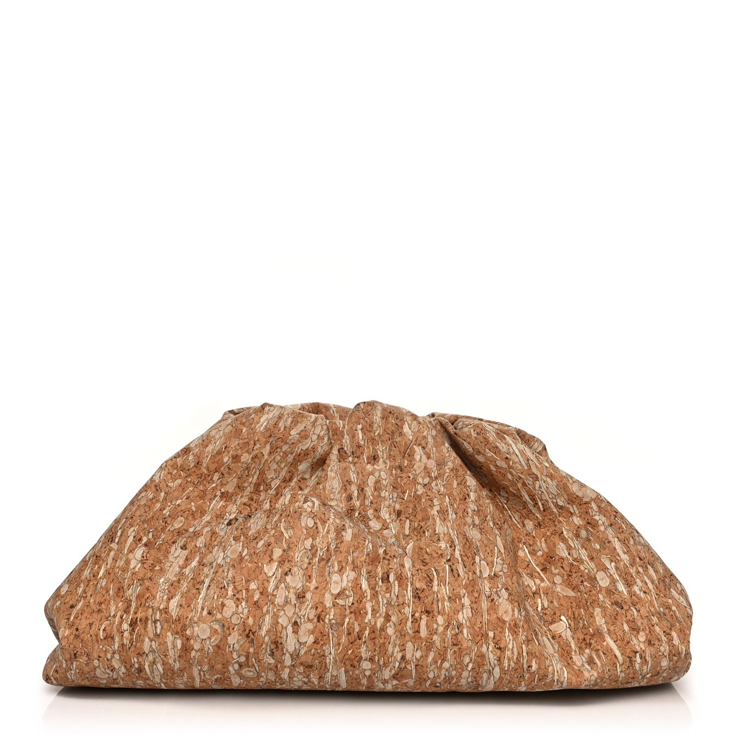 Bottega Veneta Cork The Pouch Oversized Clutch Natural 1 of 10
