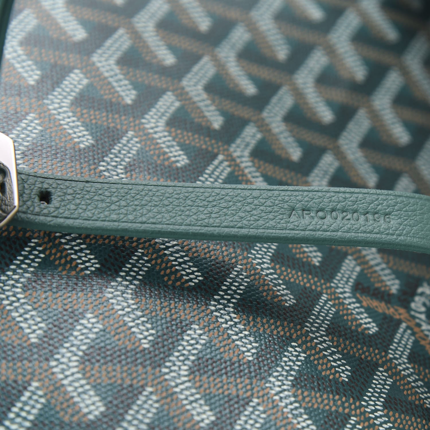 Goyard Goyardine Capetien Messenger Bag Green 7 of 8