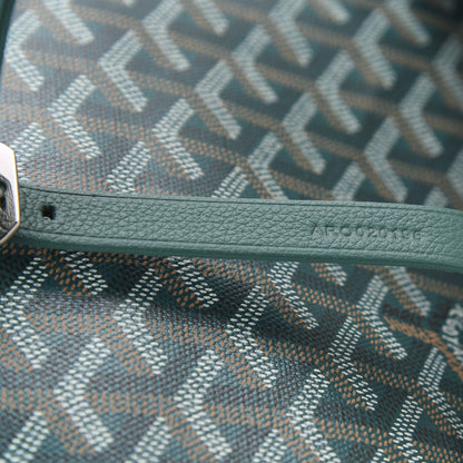 Goyard Goyardine Capetien Messenger Bag Green 7 of 8