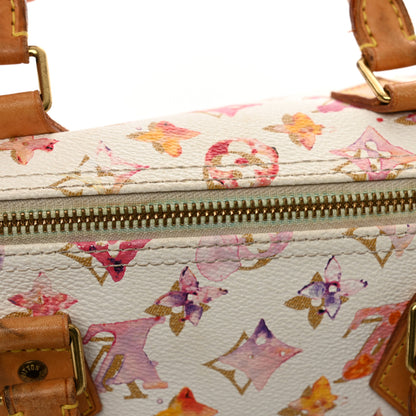 Louis Vuitton Watercolor Aquarelle Speedy 35 White 11 of 14